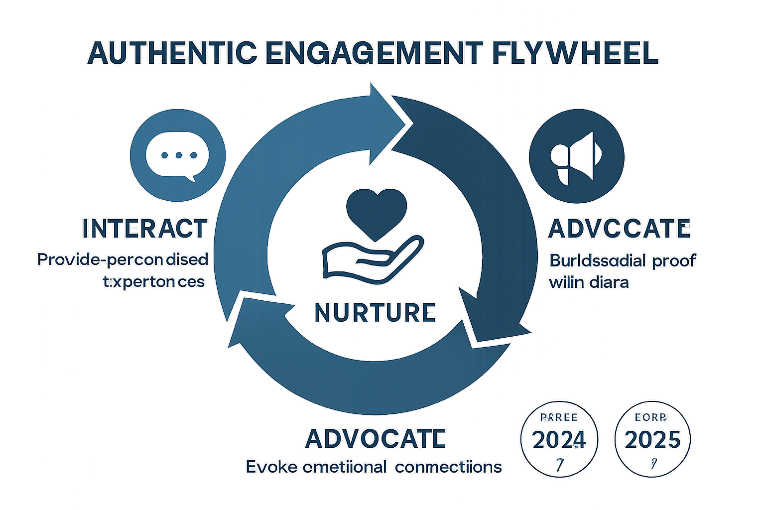 This unique engagement flywheel framework distills complex community-building strategy into a memorable, actionable model that fosters long-term brand advocates.