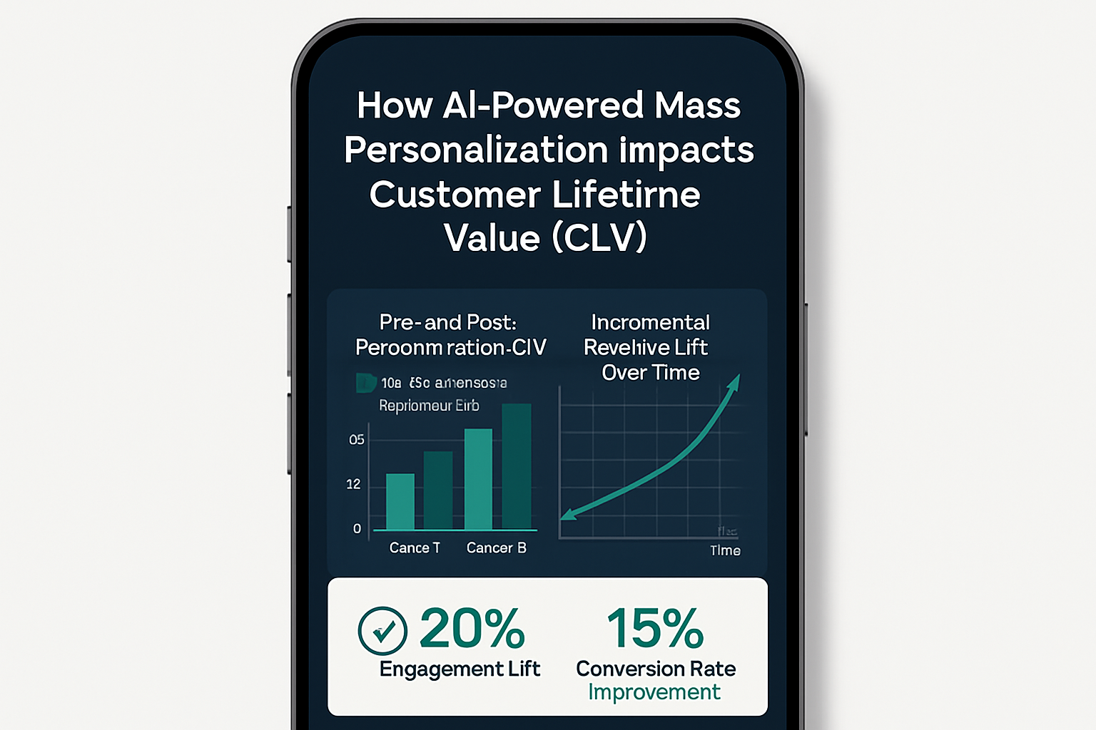 Visualizing tangible CLV improvements provides stakeholders with clear evidence of personalization ROI, easing final investment decisions.