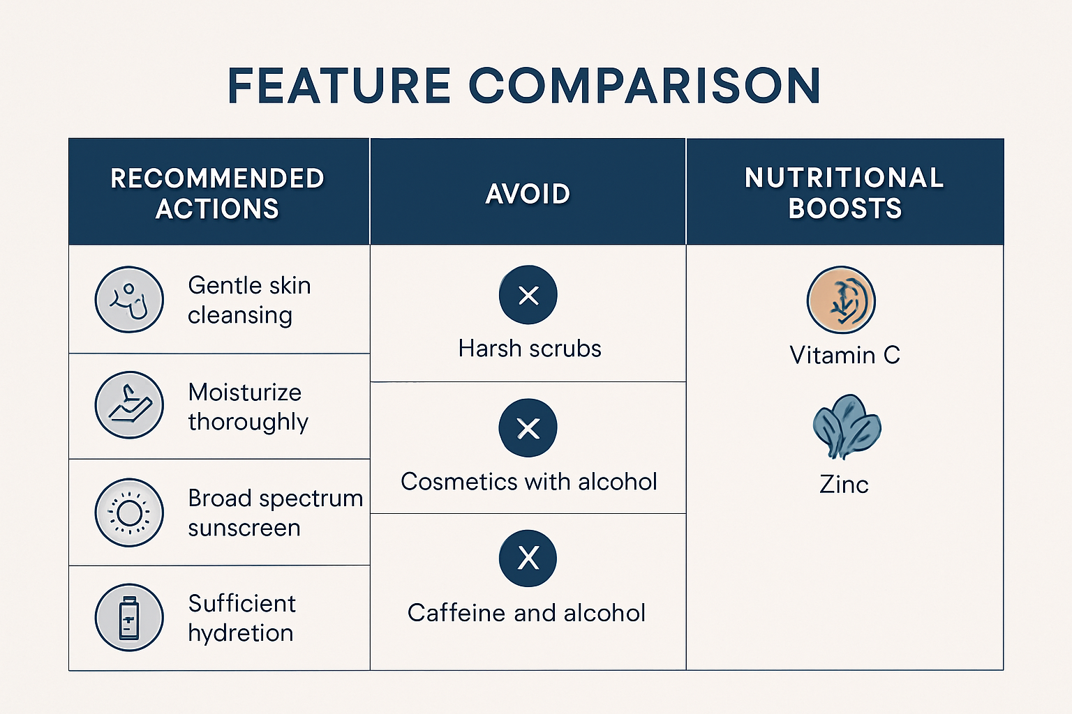 Pre-Treatment Care Comparison
