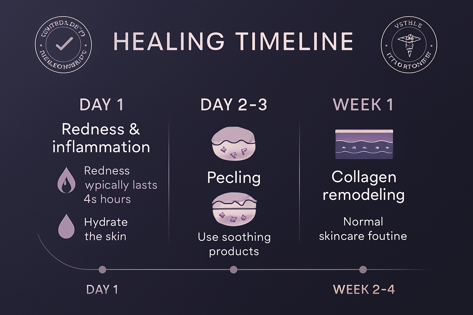 Visual Healing Timeline