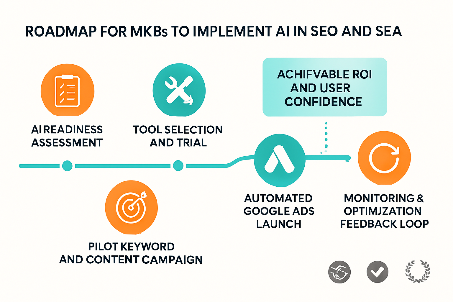 Your AI Adoption Roadmap: A clear, achievable path to integrate AI-driven SEO and SEA that maximizes your MKB's marketing impact.